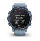 Descent Mk2S, Mineral Blue with Sea Foam Silicone Band - 010-02403-07 - Garmin